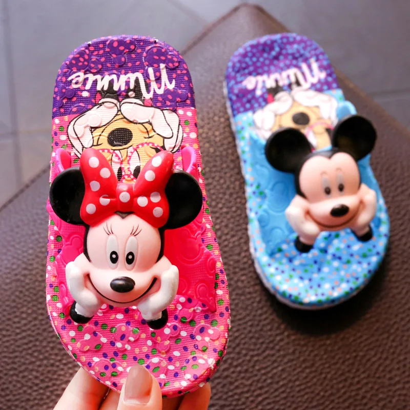 Children cool slippers summer new soft bottom baby slippers cartoon small, medium and large home non-slip Children cool slippers summer new soft bottom baby slippers cartoon small, medium and large home non-slip