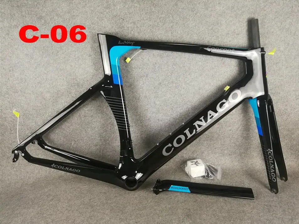 Colnago Concept T1100 карбоновая рама для велосипеда, полный комплект велосипедных рам, подходит для Di2 и механических дорожных групп