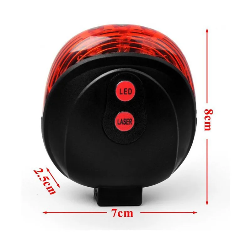 Excellent Bike Rear Tail Light Safety Bicycle Lights 5 LED+ 2 Laser Bike Lamp Mountain Cycling Rear Light for Cycling Accessories Lights 5 Excellent Bike Rear Tail Light Safety Bicycle Lights 5 LED+ 2 Laser Bike Lamp Mountain Cycling Rear Light for Cycling Accessories Lights 5