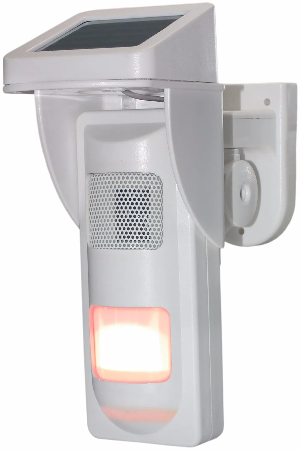 

Solar power outdoor standalone siren with PIR detector sensor anti tamper solar power flash siren Anti theif alarm siren PIR
