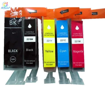 

Hisaint For Canon 220 221 PGI220 CLI221 Ink Cartridge For Canon PIXMA IP3600 IP4600 MP540 MP980 printer cartridge Free Shipping