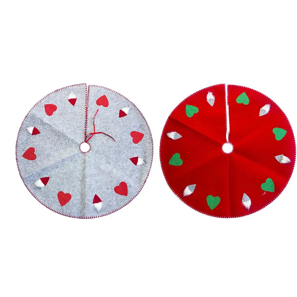 

1PC Creative Christmas Tree Skirts Xmas Decoration New Year Home Event Party Tree Skirts 100cm