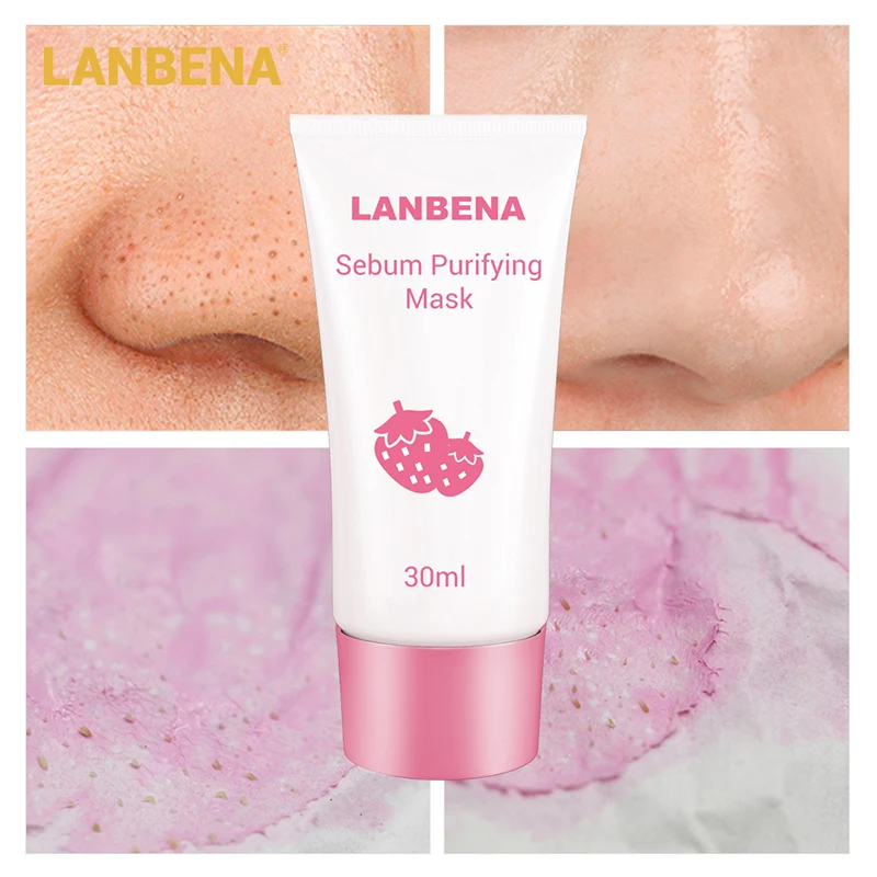 LANBENA клубника угорь маска для носа грязь пор полоса черная коллагеновая off Mask