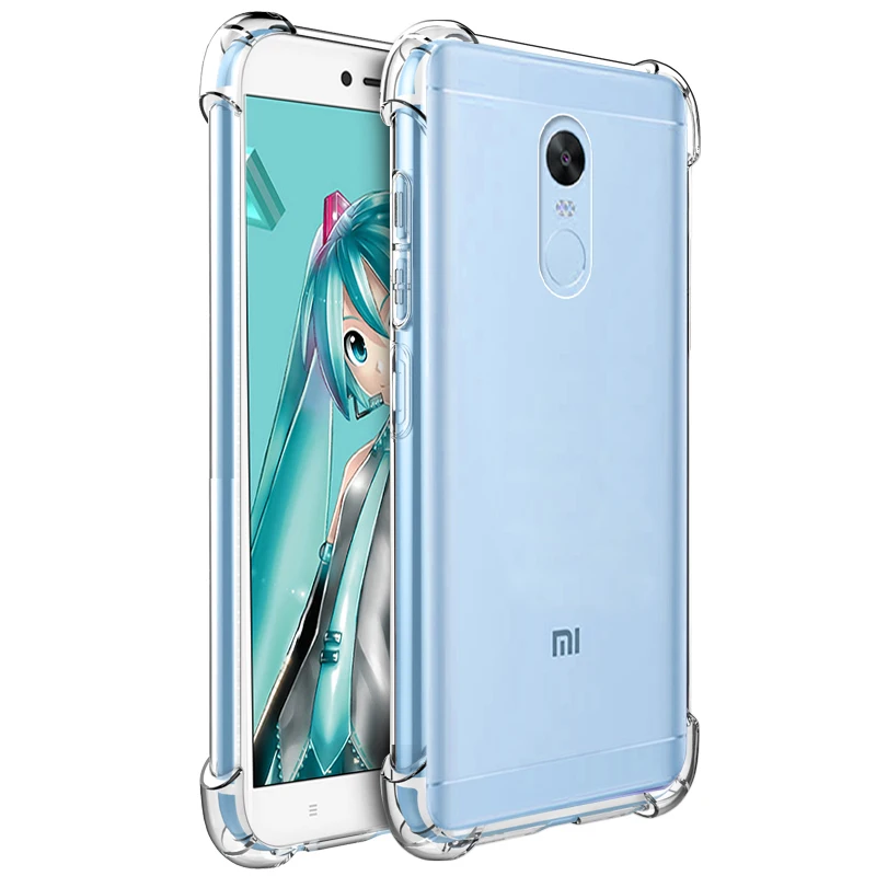 Чехол SIXEVE для Xiaomi Redmi 4A 4X 5 Plus Силиконовый противоударный прозрачный армированный