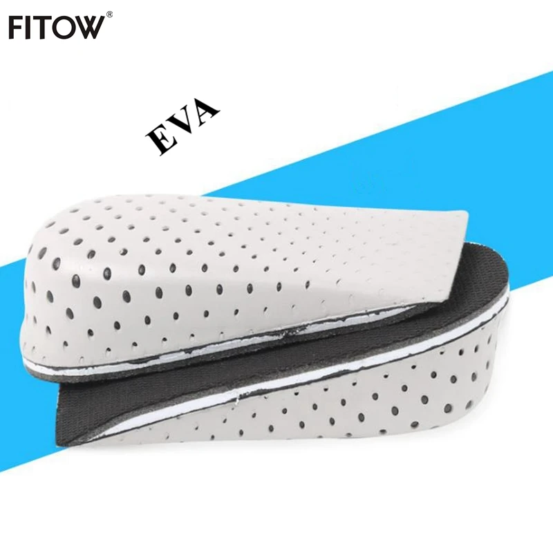 Unisex Height Increasing Orthotics Half Insoles Pad Height Cushion Taller Male Female Footwear Shoes Height Cushion Taller