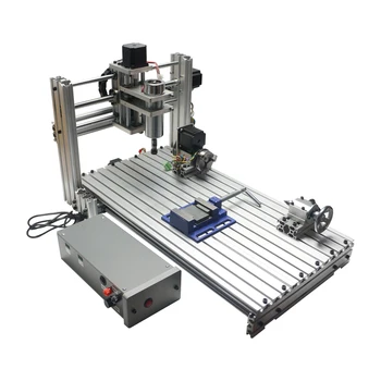 

YOOCNC 400W 5axis wood router DIY cnc 6020 cutting machine with cutter clamps collet drilling kits
