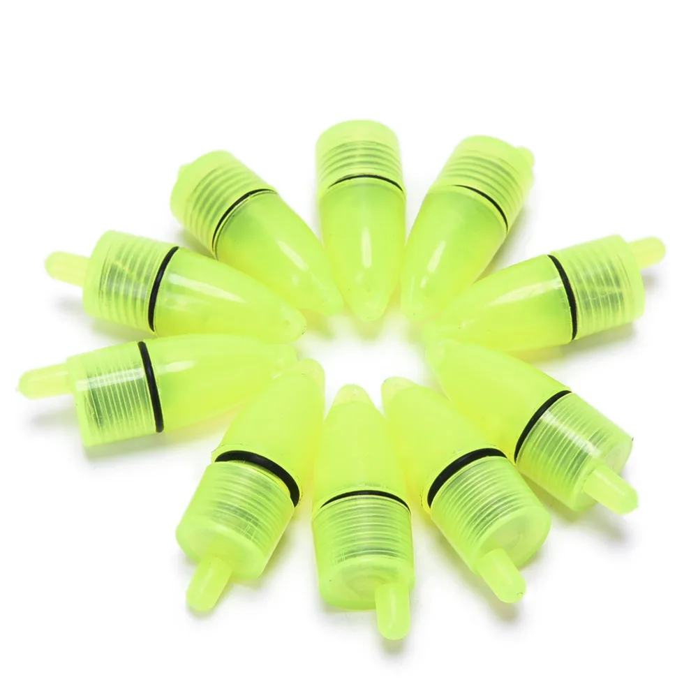 

Gmarty 10Pcs Fishing Electronic LED Light Fish Bite Sound Alarm Bell Clip On Fishing Rod Attachment Fishing Tools Accessories