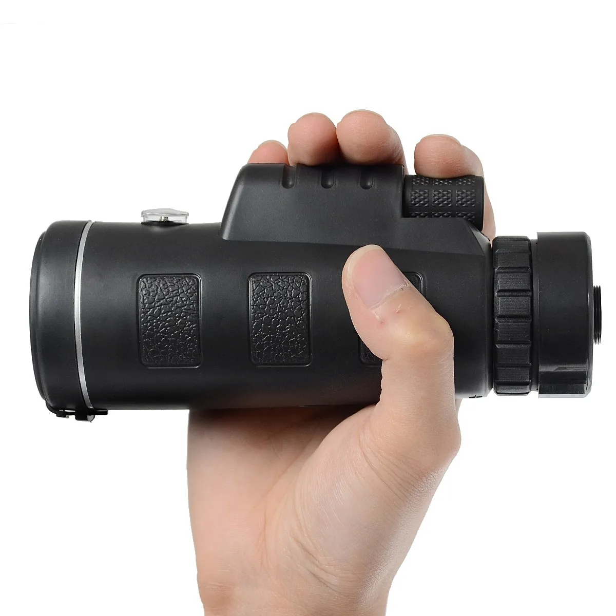 40X60 Zoom HD Dual for Focus Optical Prism Monocular Telescope Lens with Tripod Clip for Smart Phones Photograph Adjustable