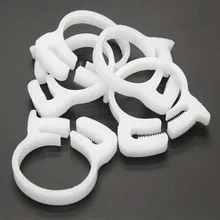 50 шт./лот белые пластиковые зажимы для труб нейлоновые зажимы для трубы OD10.4-11. 4 мм
