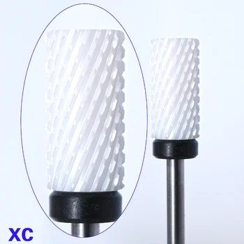 

3/32 '' Ceramic Nail Drill Bit Nail Polish Dead Skin Pedicure Cutter Machine Tool White nail bit electric manicure machine tools