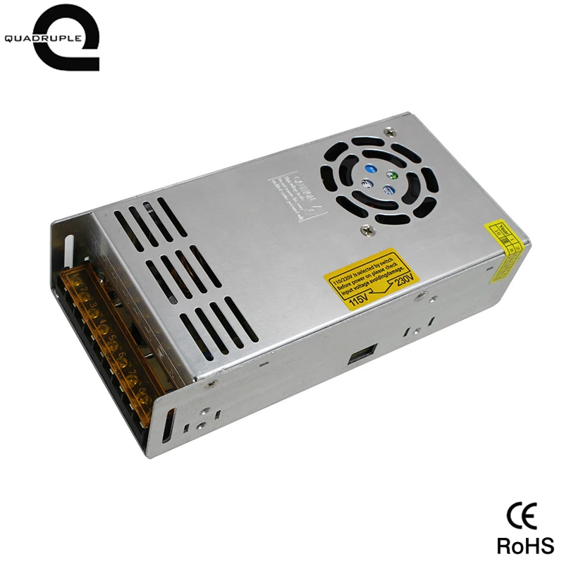 

Quadruple 12V 30A 360W Lighting Transformer,High Quality LED Driver for LED Strip Power Supply Driver Voltage