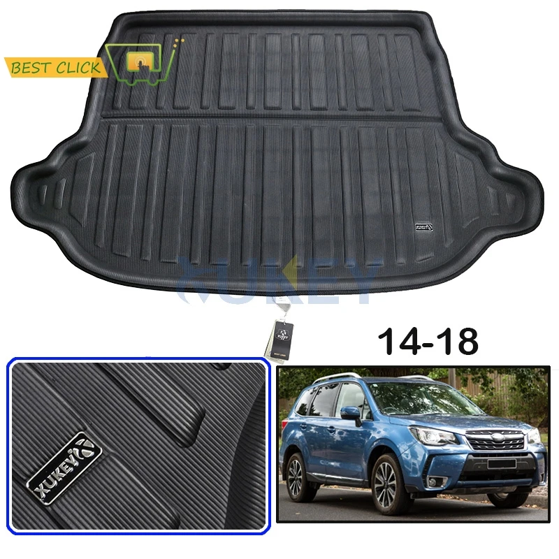 Подходит для Subaru Forester SJ 2013- загрузочный лайнер задний грузовой пол коврик багажник ЛОТОК накладка протектор грязи удар