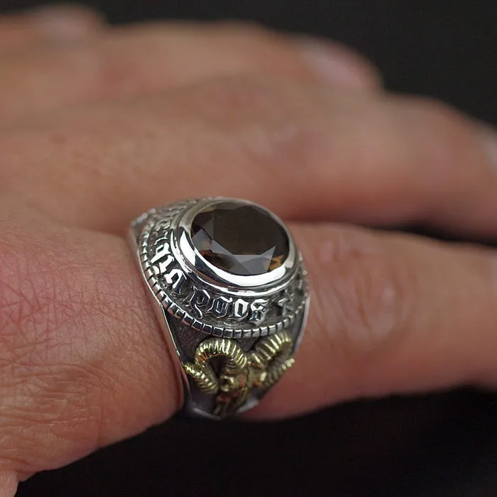 Thailand imports, genuine GV new Cabochon men 925silver ring