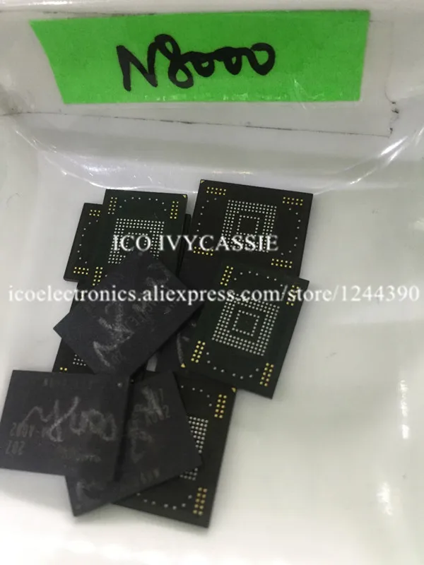 

For Samsung N8000 eMMC 16GB NOTE 10.1 NAND flash memory IC Programmed firmware chip KLMAG4FEJA-A002