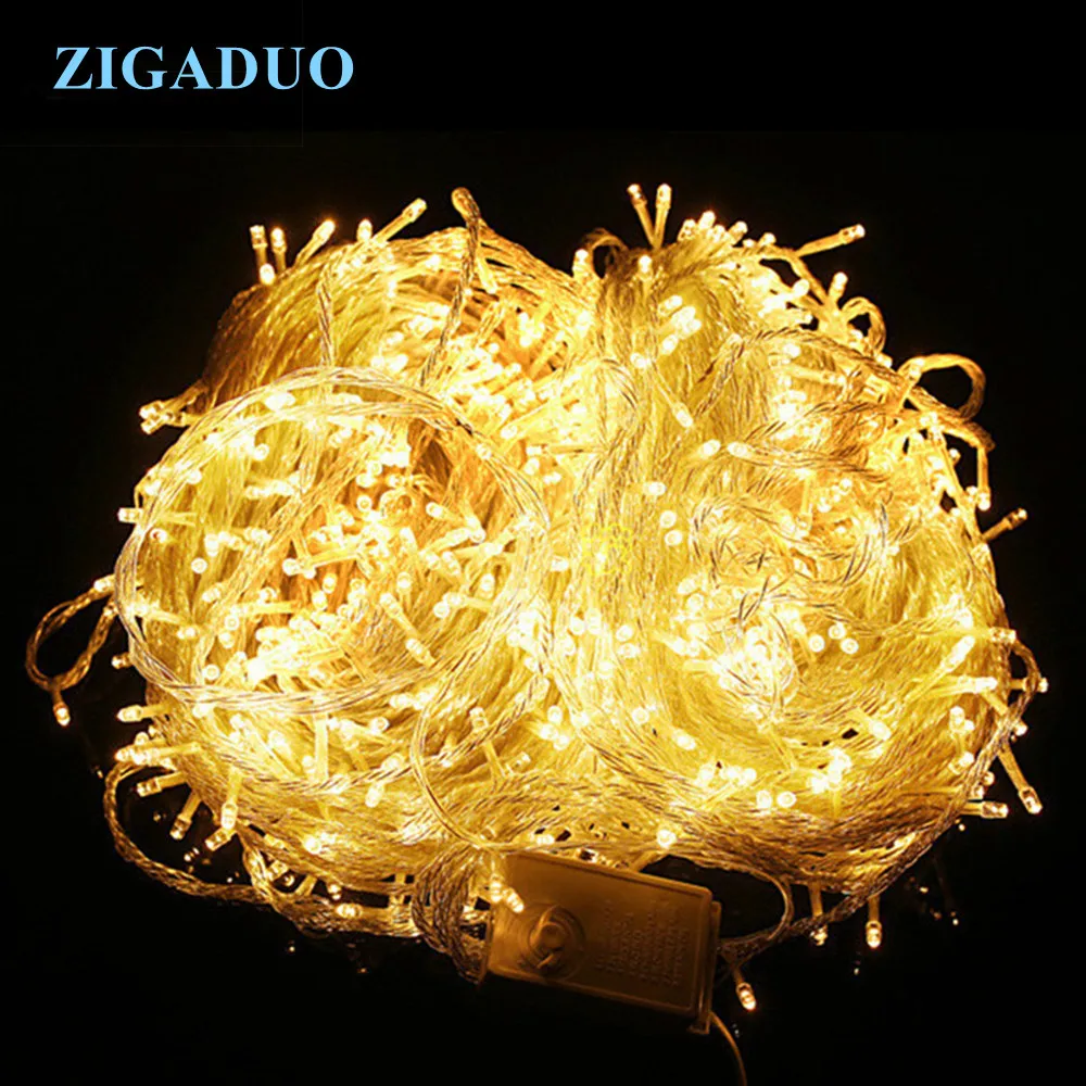 

Outdoor Garland Christmas LED string lights 100M 50M 30M 20M 10M fairy light holiday Garden lights lighting Decoration
