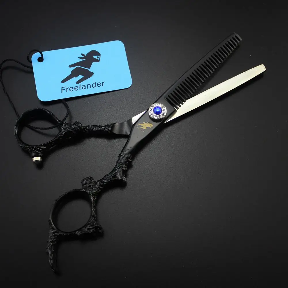 440C парикмахерские ножницы филировочные ножницы Профессиональные ножницы для парикмахерских Профессиональные Парикмахерские ножницы для волос - Цвет: 48T