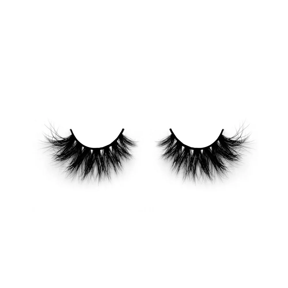

3D Charming Big Eyes 1 Pair Mink Hair False EyeLashes Natural Long Black Thick Beauty Make-up Extension Tools D103
