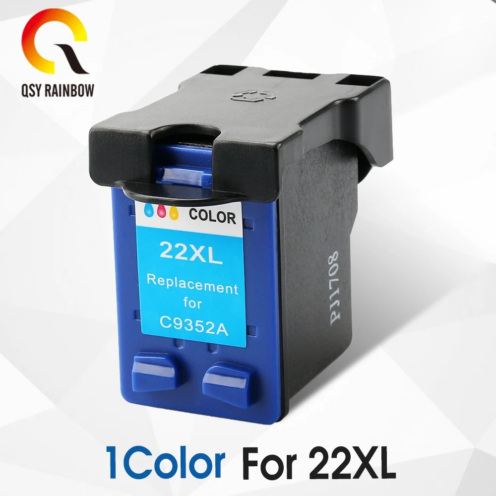 Чернильный картридж QSYRAINBOW совместимый с hp deskjet f380 21 22 для HP21 Deskjet F380 F2180 F2280 F4180 F4100
