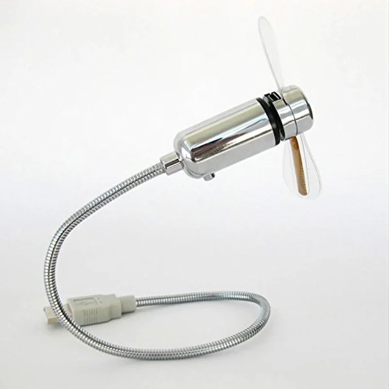 Гибкий мини USB светодиодный охлаждающий мигающий температурный вентилятор для