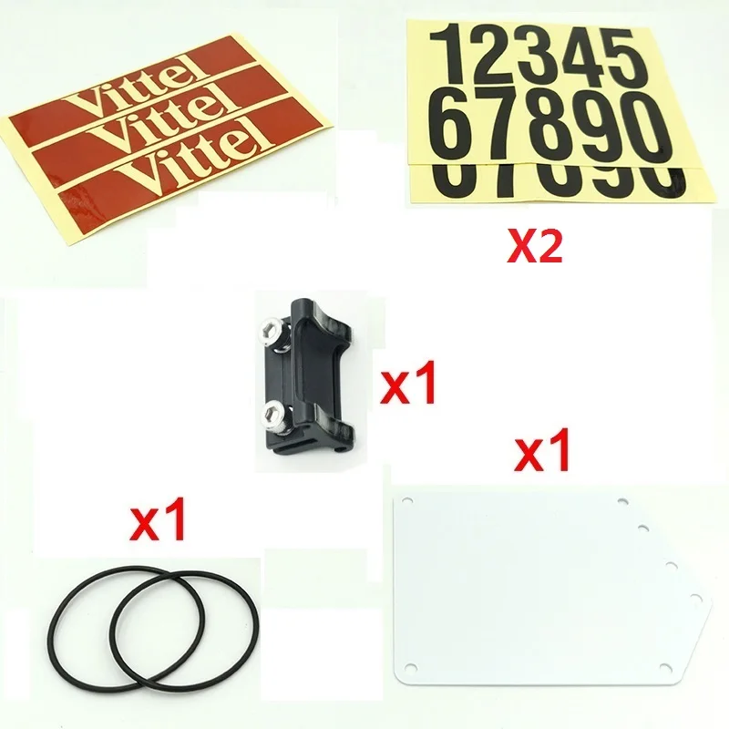 DIY MTB bicicleta triatlón carreras número placa montaje soporte ciclismo placa número titular tarjetas soporte Aero tija Vittel calcomanías