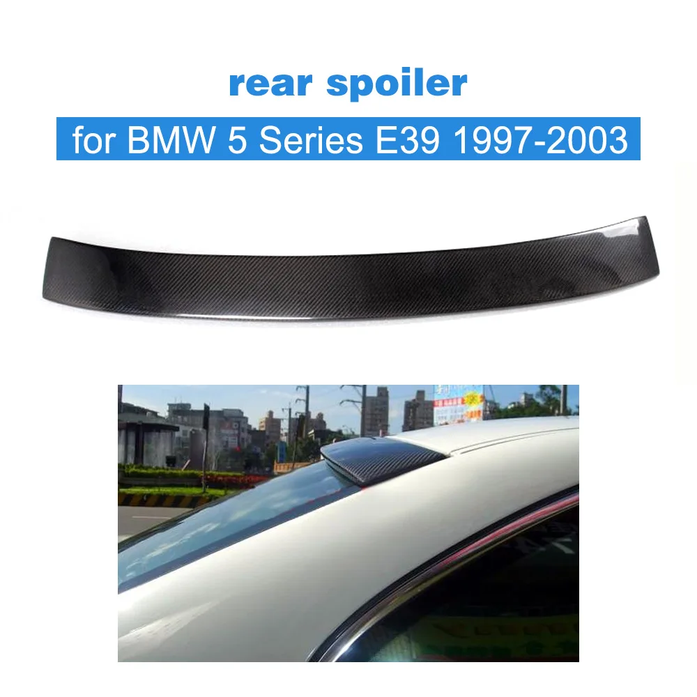 Задний спойлер на крышу из углеродного волокна верхнее крыло для BMW 5 серии E39 1997