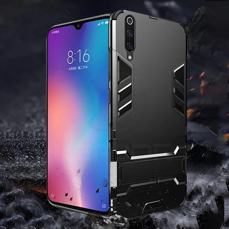 

Keajor case for Xiaomi mi 9 case TPU+PC Hard Plastic Kickstand Dual Hybrid Cover on For Xiaomi mi 9 se mi 8 mi 8 se pocophone f1