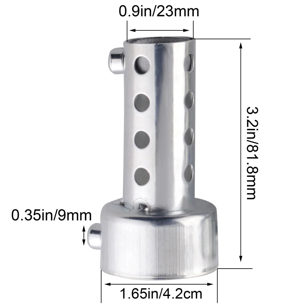 SPEEDWOW 1 шт. 42/45/48/мм из нержавеющей стали глушитель Регулируемый дБ убийца глушитель шумоподавитель для мотоцикла