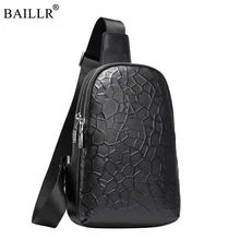 Новая мода нагрудный пакет мужской из натуральной коровьей кожи мужская сумка через плечо сумки Брендовые мужские s сумки-мессенджеры высокого качества