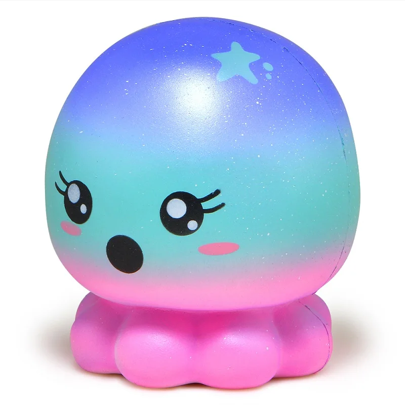 Kawaii Super Jumbo снятие стресса Squishy Galaxy морепродукты каракатицы/осьминог замедлить рост крем Ароматические Squeeze игрушка 10*9*9 см