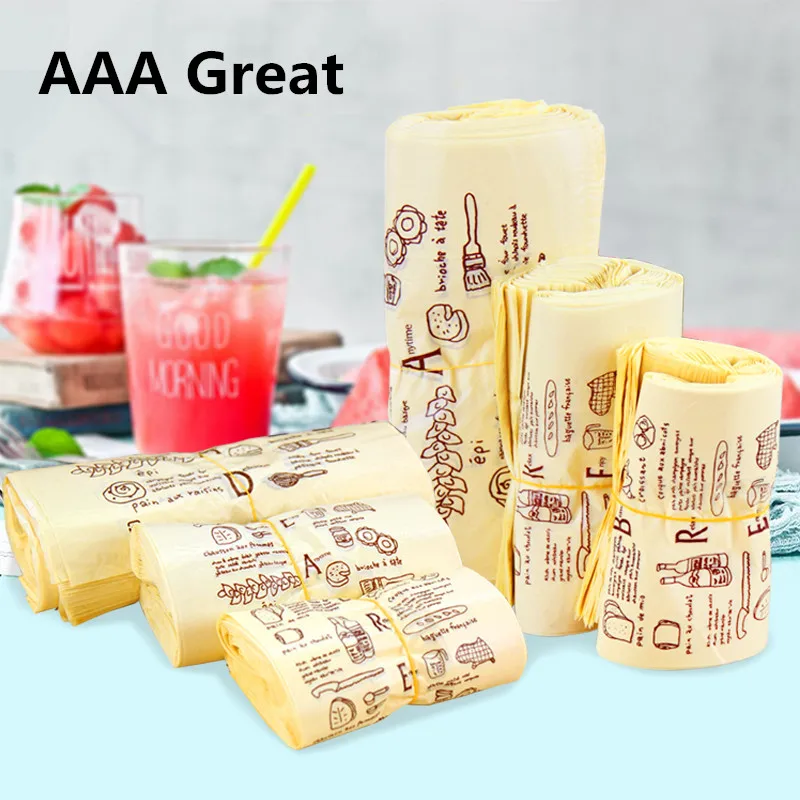 AAA Great Plastic Shopping Bags Vest Party Packaging Candy Wedding Package Bread Cake Handle Pouches 100Pcs/Lot | Дом и сад