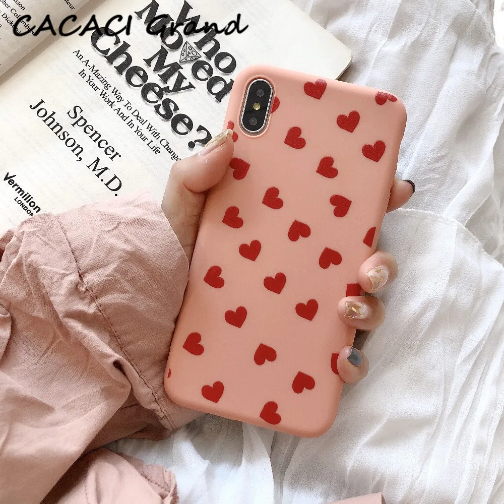 Cute Love Heart Phone Cases For iPhone 6 6s 7 8 X XS max XR Case Soft TPU Silicone Case Back Cover For iPhone 6 6s 7 8 Plus Case Cute Love Heart Phone Cases For iPhone 6 6s 7 8 X XS max XR Case Soft TPU Silicone Case Back Cover For iPhone 6 6s 7 8 Plus Case