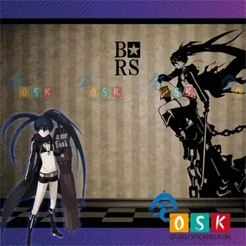 

Black rock shooter BRS new fan anime second cannon sword windbreaker original DIY wall paste house around the interior