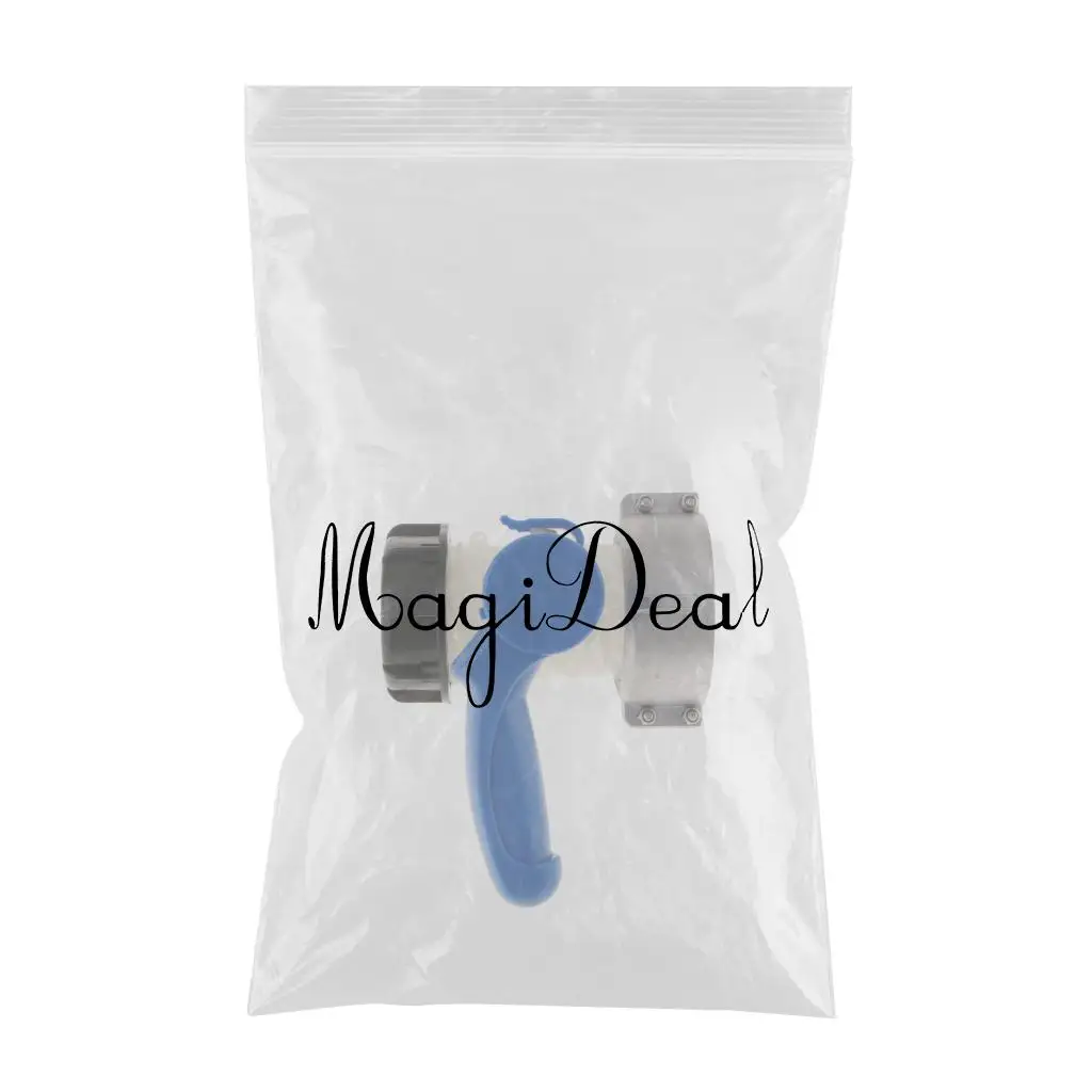 IBC Hose Water Tank Camlock Adapter Ball Valve 75mm to 55mm Thread for 1000 Liter Tons of Barrels Acid Alkali Resistant Value