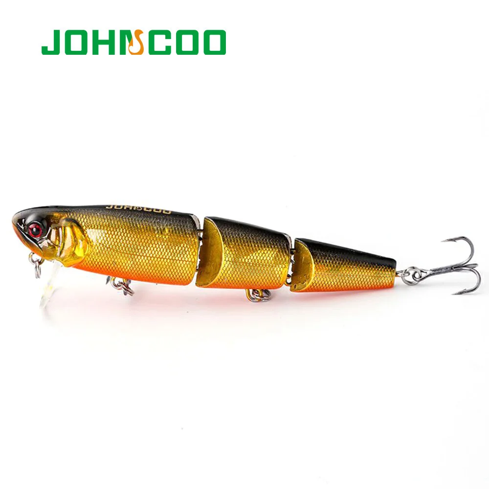 JOHNCOO Topwater воблер и во время плавания с резиновым покрытием рыболовная приманка 98