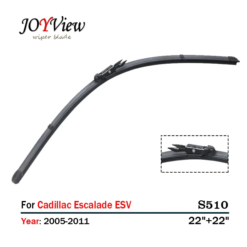 Щетка стеклоочистителя Передняя S510 22 + дюйма подходит для Cadillac Escalade ESV 2005-2011 2 шт. в
