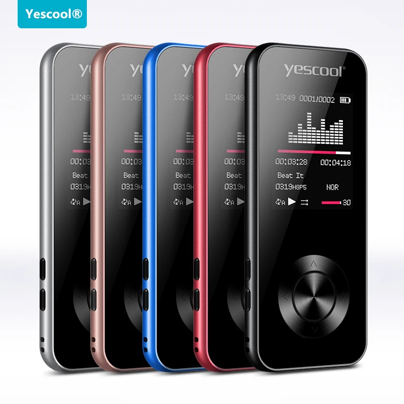 

Yescool X2 mp4 music player support speaker video play FM radio voice recording picture review ebook alarm clock walkman
