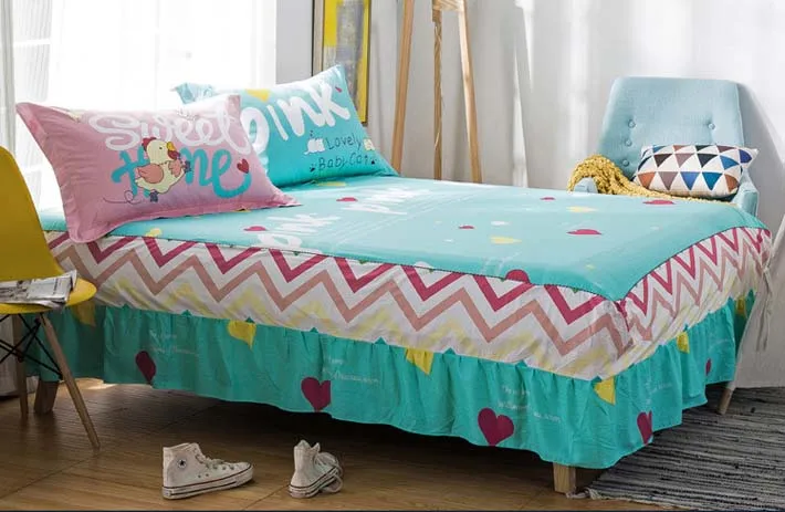 Свежие цветы на двуспальную кровать наматрасник близнец полный queen King size хлопок постельное покрывало текстильные постельные принадлежности для дома 200X220 см - Цвет: 046