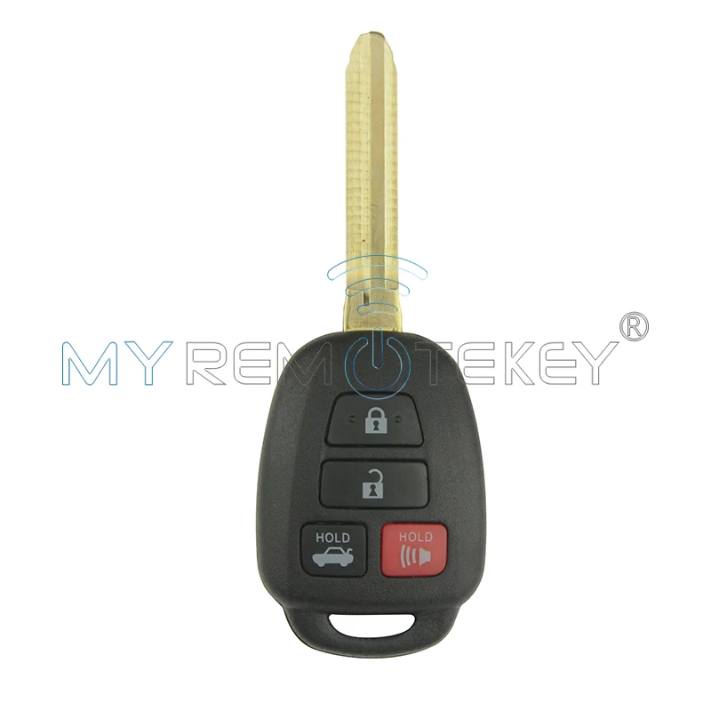 Дистанционный ключ автомобиля HYQ12BEL 4 кнопки 314,4 МГц H чип TOY43 ключ лезвие для Toyota Camry 2012 2013 remtekey