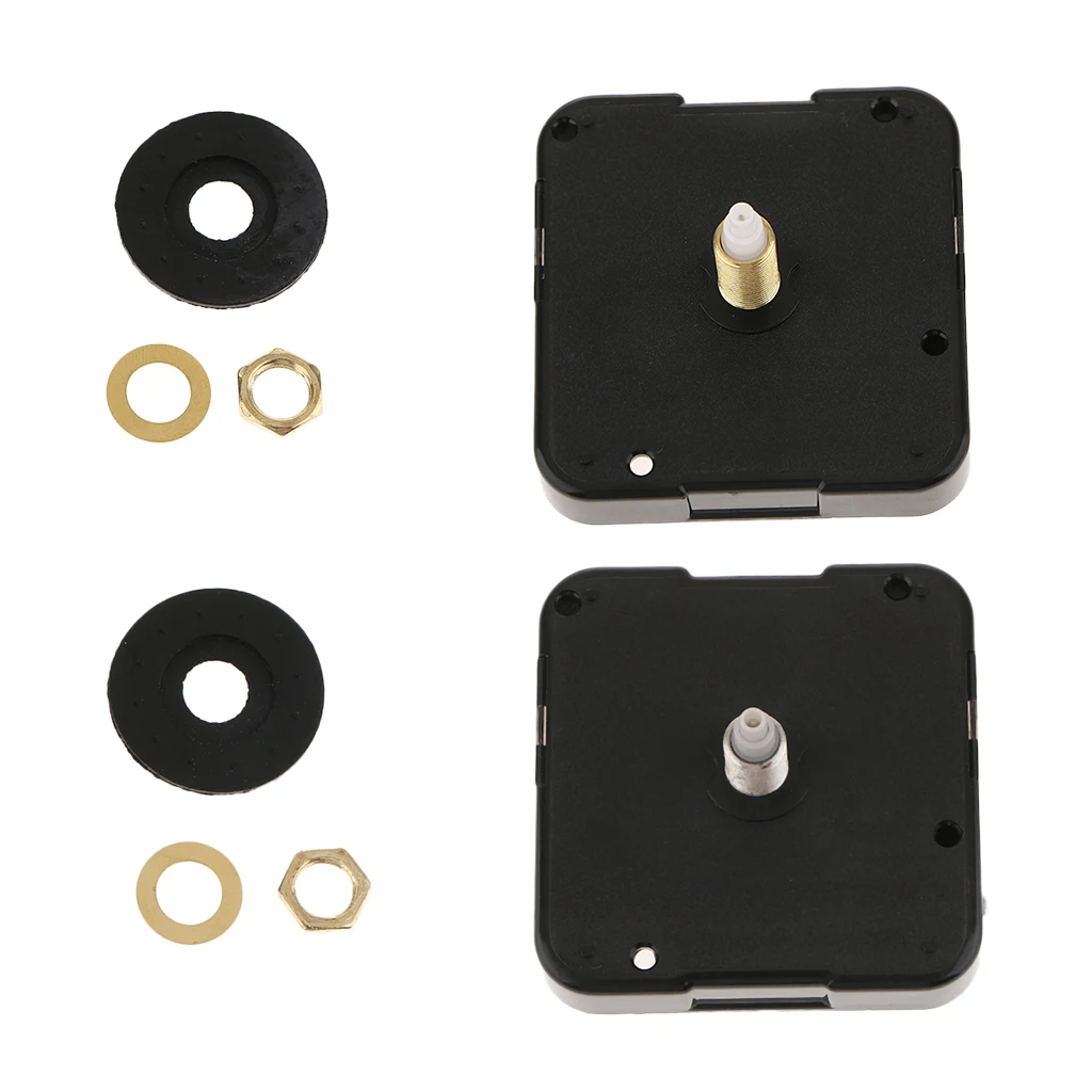 

2PCS DIY Clock Quartz Movement Mechanism Core Replacement Thread Shaft