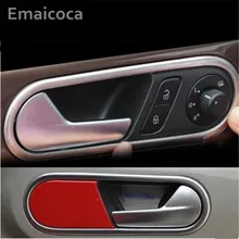 Emaicoca 2 шт./компл. интерьер дверные ручки крышки отделкой наклейки украшения чехол для Фольксваген Жук 2013- автомобильные аксессуары