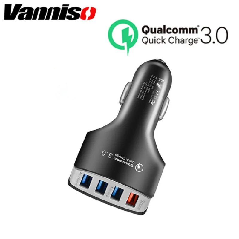 35W 4USB 5V 3.5A Quick charging charger for iphone Xs XR Samsung S9 note 9 Xiaomi Huawei Universal Cellphone Car charger tablet