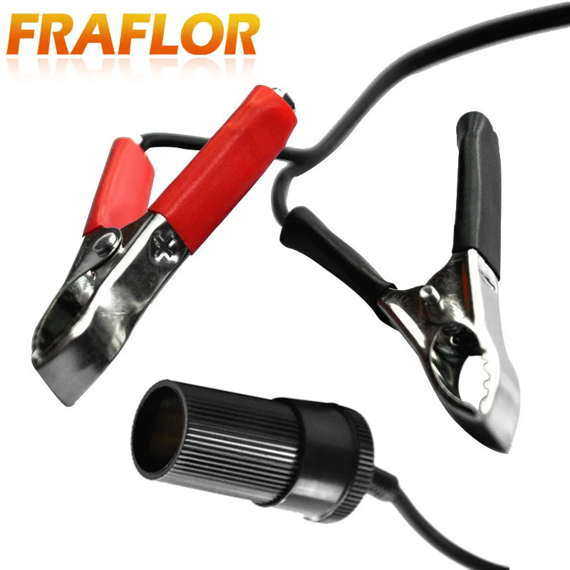 

Durable 30A Car Battery Clip Cigarette Lighter Charger Cable Car Battery Cable Clamp Alligator Clips To Cigarette Lighter