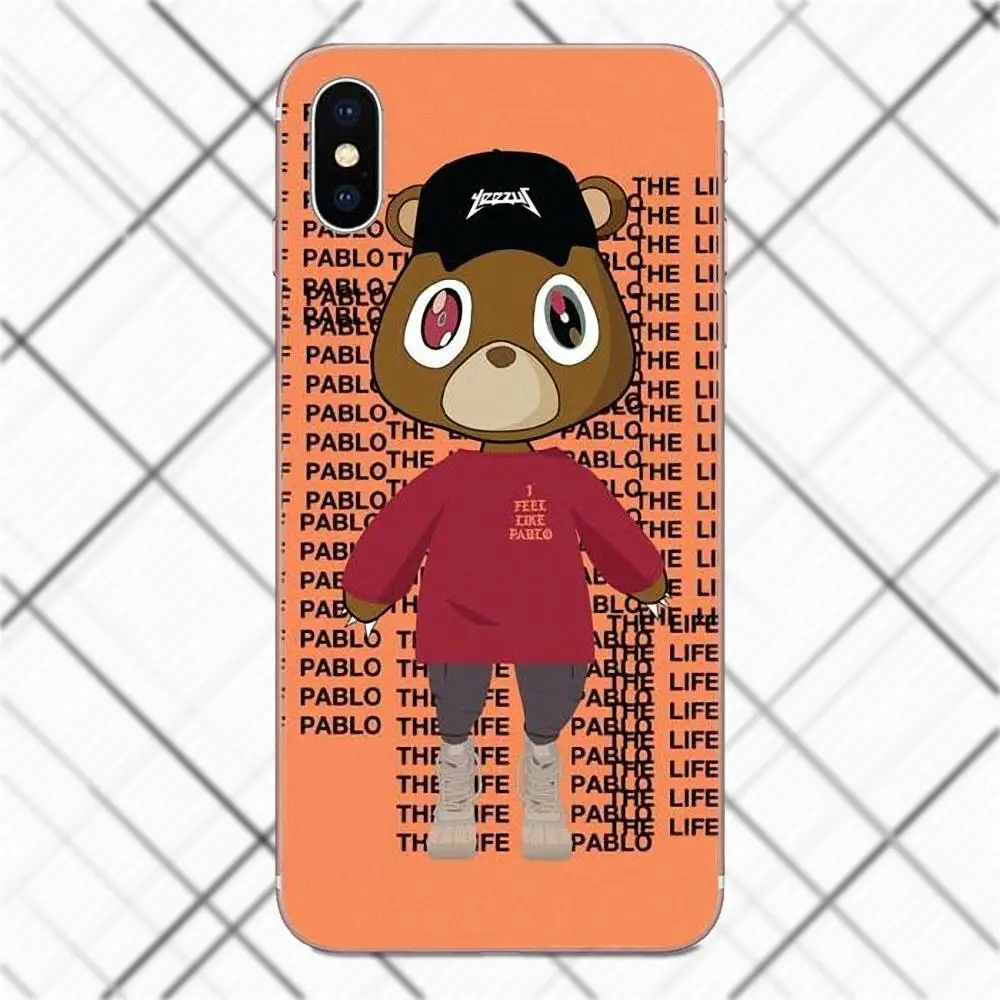 Tpwxnx моды Kanye West Мишка Тедди для выпускников мягкий защитный LG G2 G3 мини дух G4 G5 G6 K4 K7
