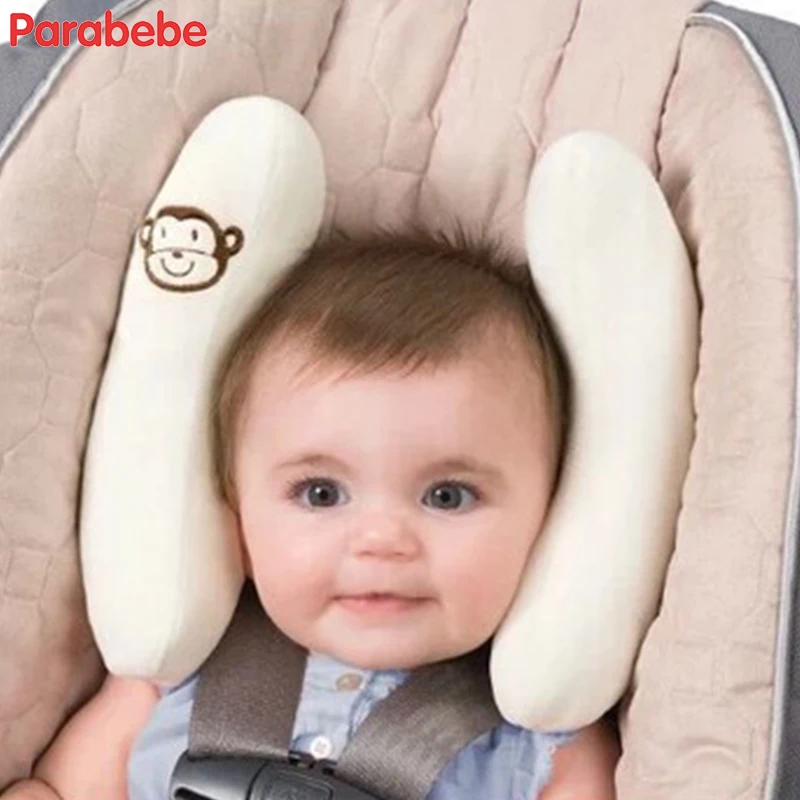 Blanc réglable bébé siège auto support de tête enfants chaise tête protecteur pour rehausseur siège nouveau-nés bébé poussette accessoires