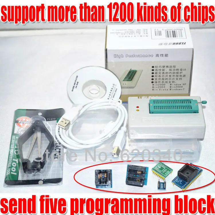 

TL866CS notebook motherboard BIOS automobile box Universal Programmer send many gifts Free shipping