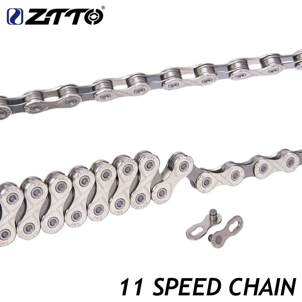 

ZTTO 2019 SERIES 11s 22s 33s 11 Speed chain for MTB Mountain Bike Road Bike High Quality Silver Gray Chain for Parts K7 System