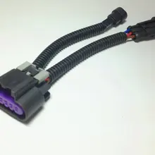 Longyue 10 шт. LS7/LS3 переходник расходомера воздуха 5 провод до 3 жгута проводов переходник расходомера воздуха W/IAT 6"