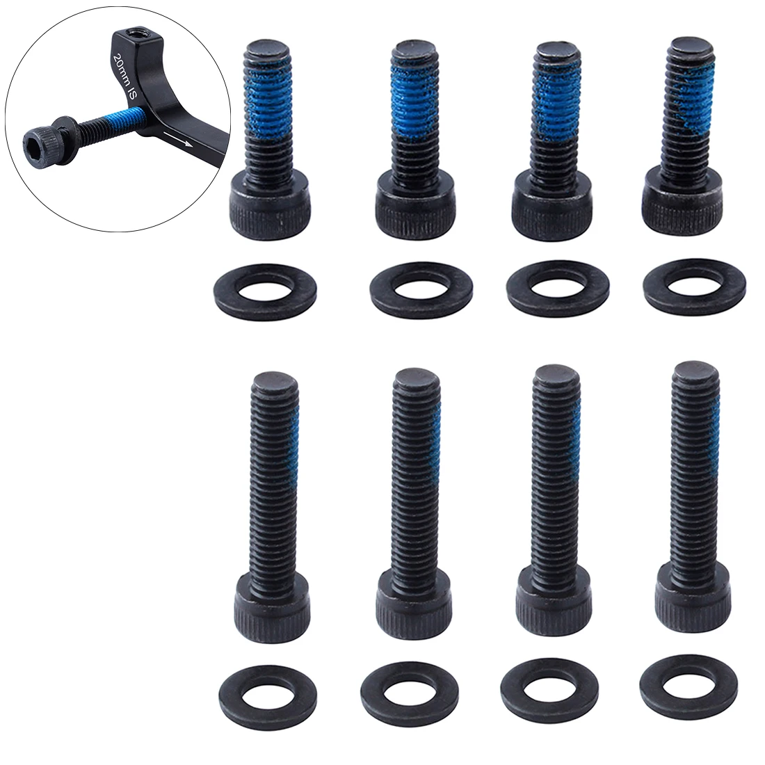 

Professional 4pcs/set M6*30 M6*18 Bicycle Disk Brake Screw Bolts Bike Accessories Kit