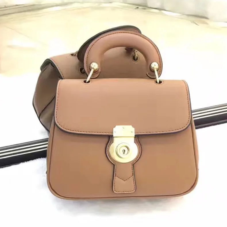 

Ms Europe and America Leather Contrast Color Flap Doctor Bag Cowhide Women's Leather Cross Cover Flap Leather Bag