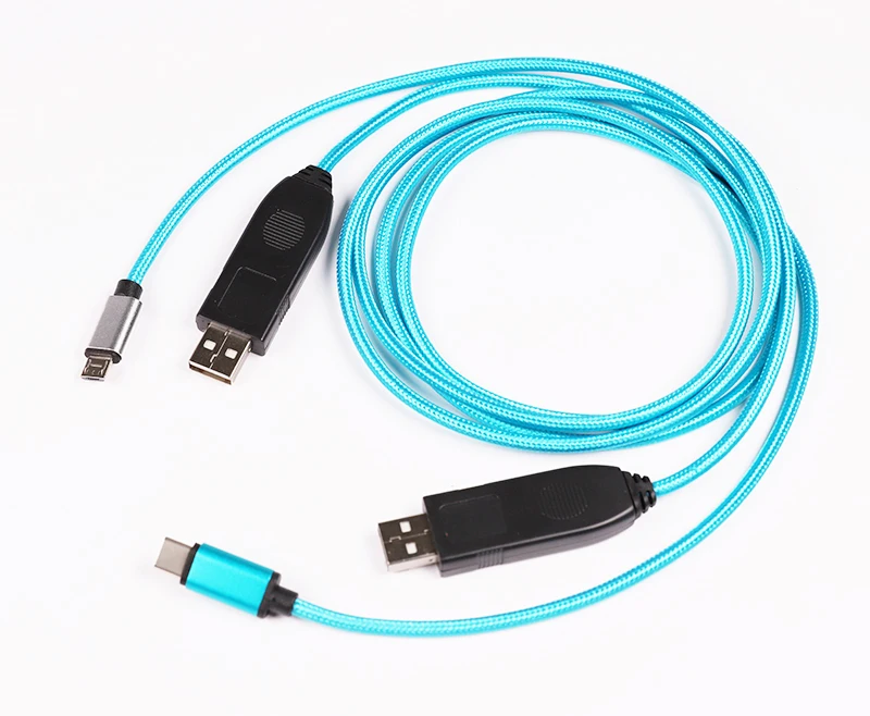 2 in 1 Deep Flash Cable Designed for Xiaomi Redmi Phone Open Port ...